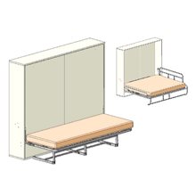 Механизм откидной шкаф-кровати с диваном (2000)