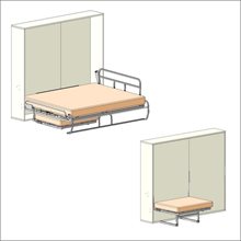 Механизм Откидной шкаф-кровати с диваном (1000)